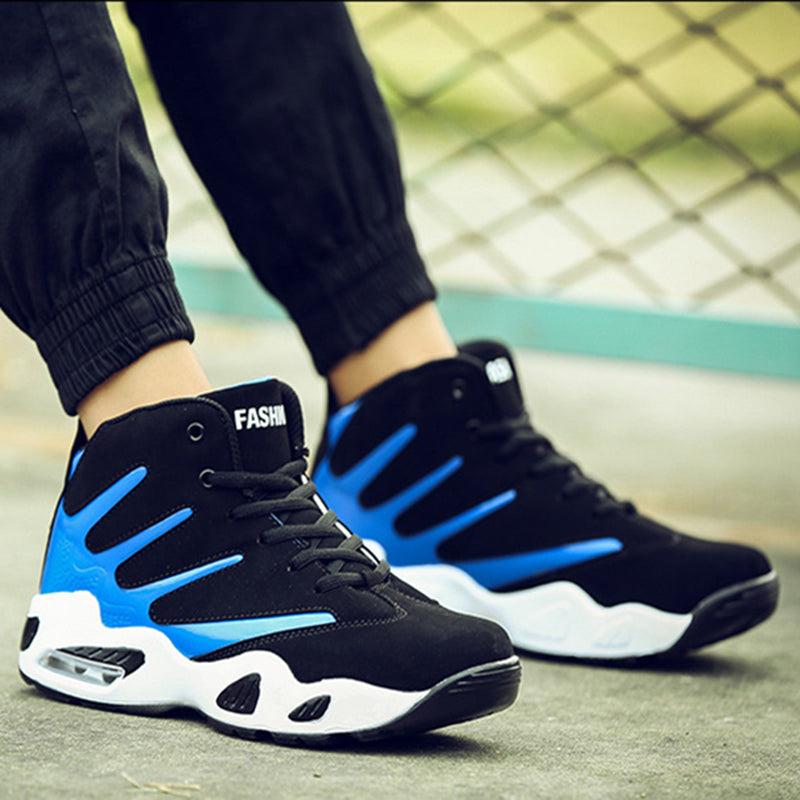 Men Air Cushion Basketball Shoes Wear-resistant Sneakers