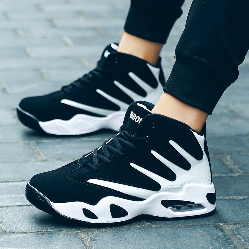 Men Air Cushion Basketball Shoes Wear-resistant Sneakers