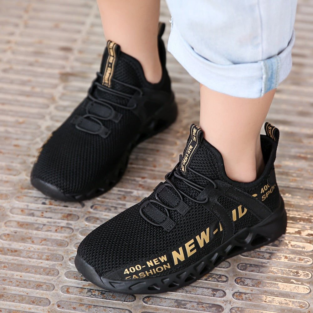 Kids Running Sneakers Mesh Tennis Sport Shoes Casual Walking Shoes