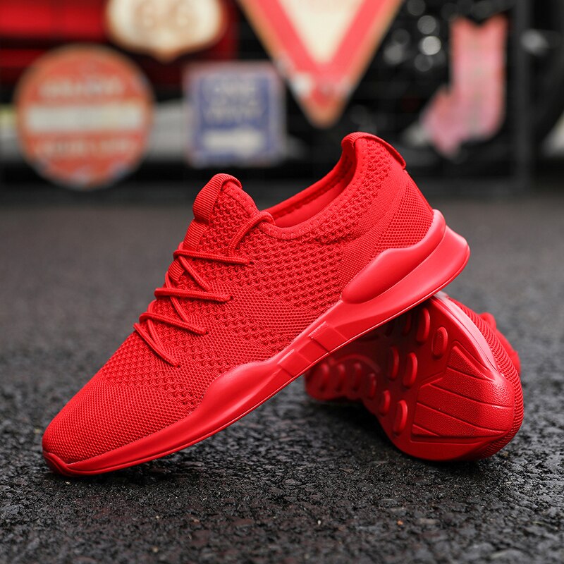 Summer New Flying woven running shoes
