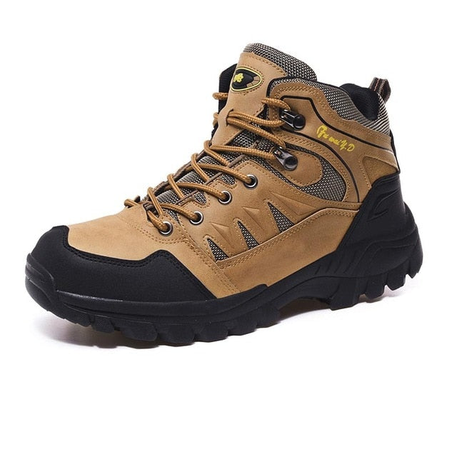 Jackshibo Men's Outdoor Hiking Shoes Mountaineer Climbing Sneakers