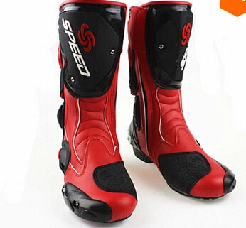 Microfiber Leather Motorcycle boots Boots Riding Motorboats