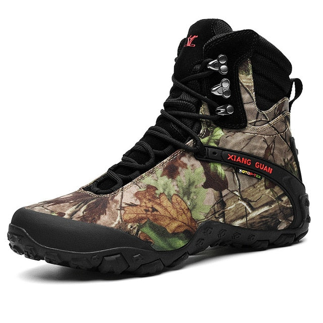XIANGGUAN men hiking shoes Camping Tactical Boots Camouflage Climbing  Boots