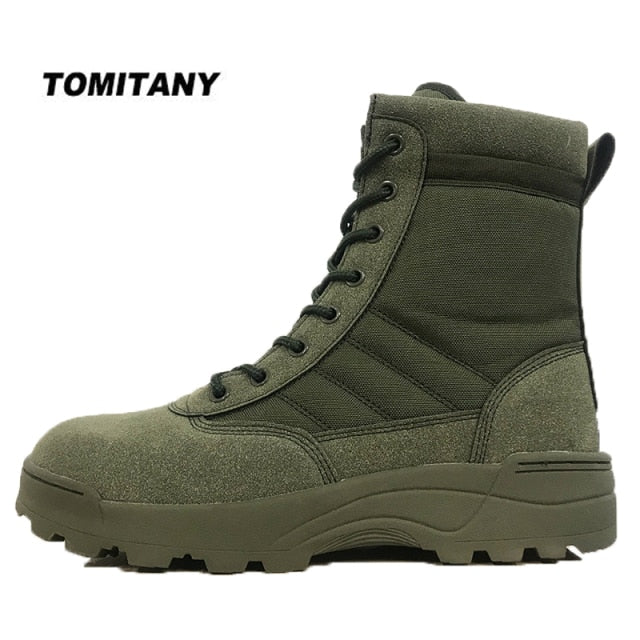 Hiking Shoes Military Combat Camping Trekking Fishing Breathable Shoes
