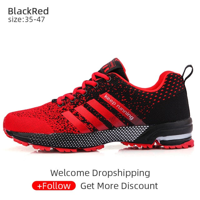 Men Running Shoes Breathable Lightweight Sneakers