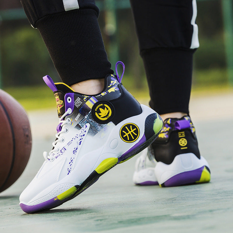 Youth Basketball Shoes Wear-resistant New Sports Casual Shoes