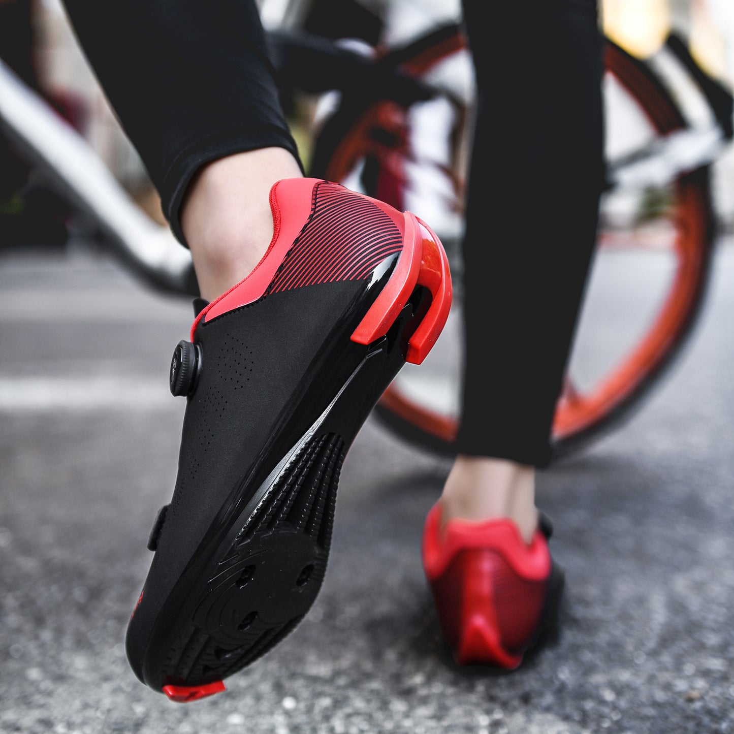 Road Bike Power-Assisted Shoes Hard-Soled Mountain Biking Shoes