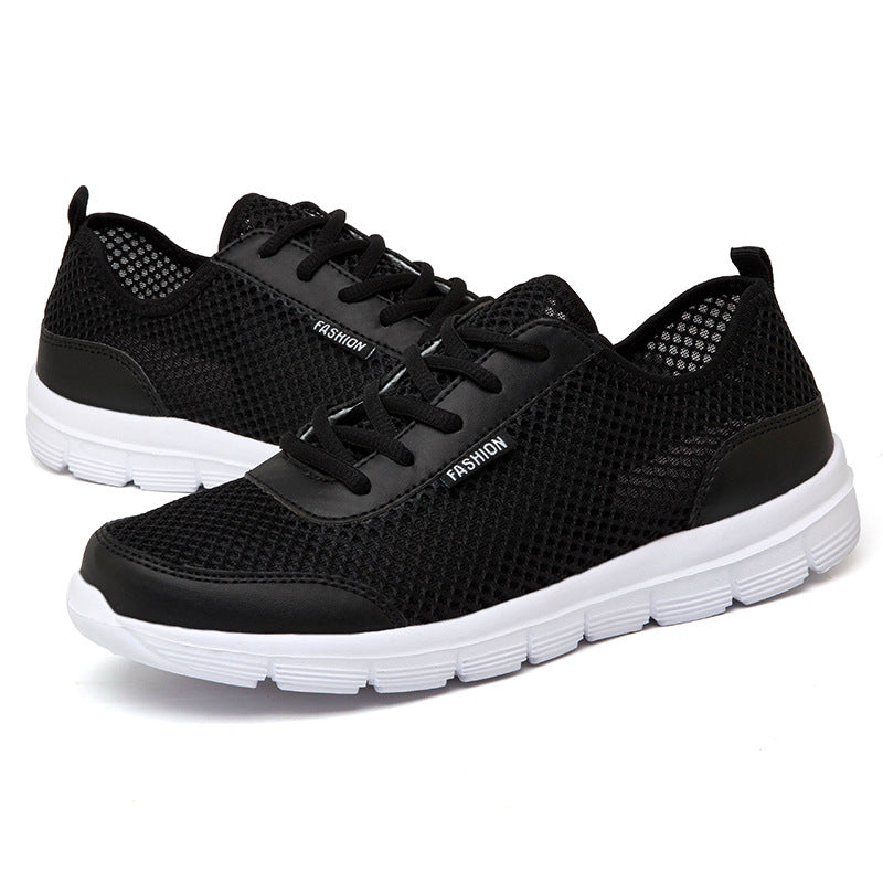 Cross-Border Large Size Fly Woven Sneakers Men'S Shoes