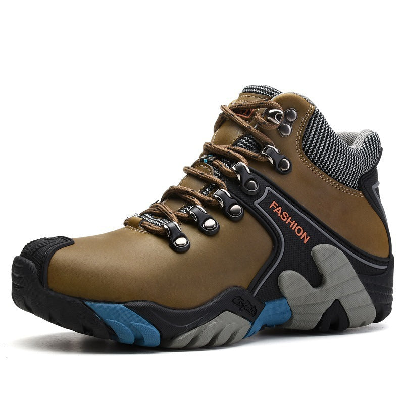 Men'S High-Top Non-Slip And Wear-Resistant Outdoor Hiking Shoes