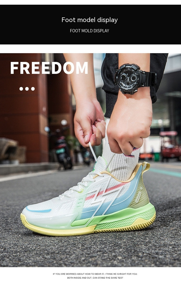 Unisex Shoes Mesh Basketball Shoes Breathable Fashion