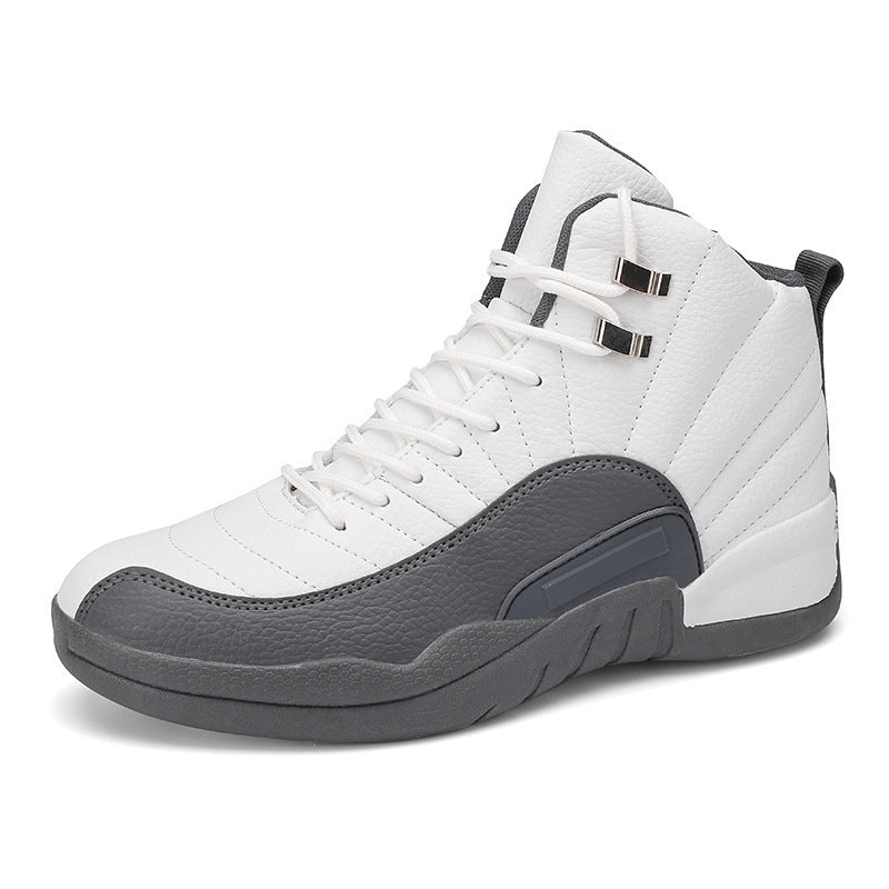 Large Size Basketball Shoes Men's Fashion Trend High-top Shoes