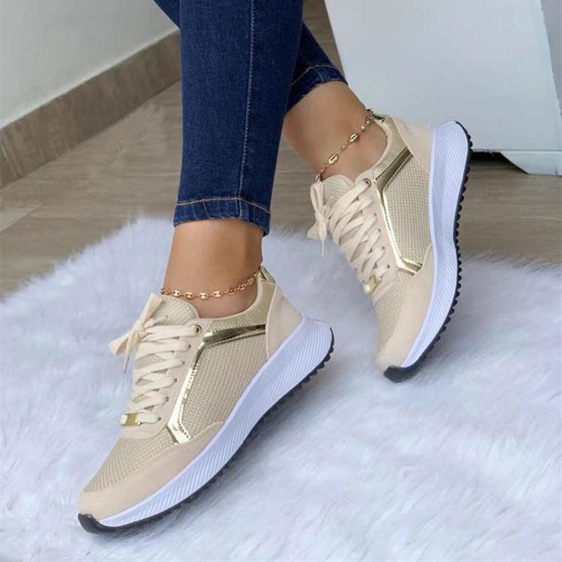 Women Sneakers Lace-up Sports Shoes