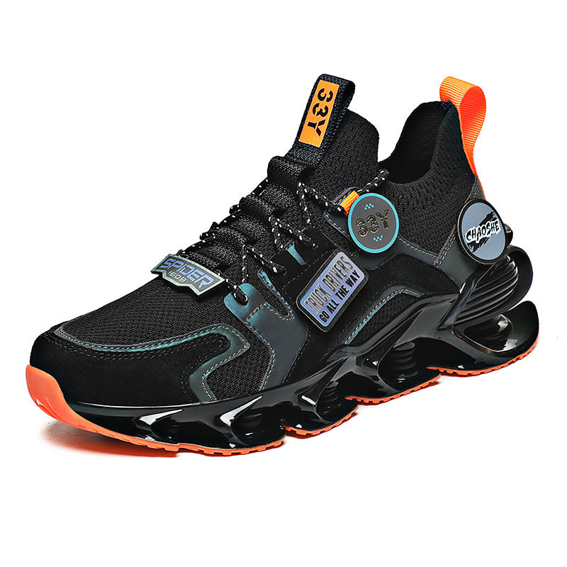 Hollow Blade Shock Absorption Sports Shoes Summer Breathable