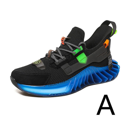 Men's Casual Youth Single Net Shoes Colorful Sports Tide