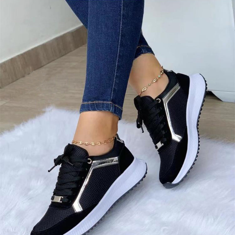 Women Sneakers Lace-up Sports Shoes