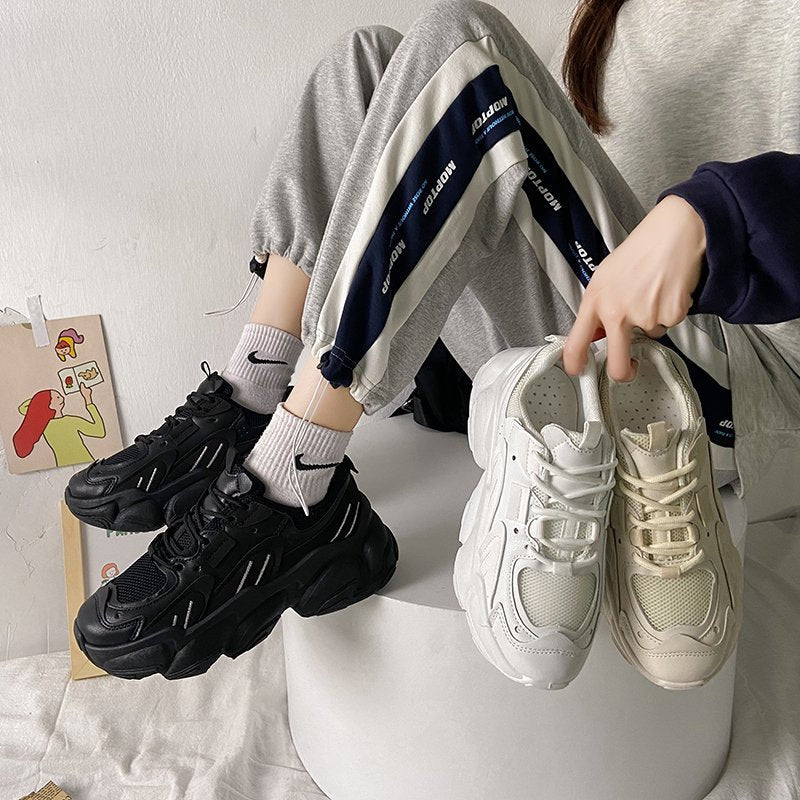 New Style Korean Fashion Breathable Platform Sneakers