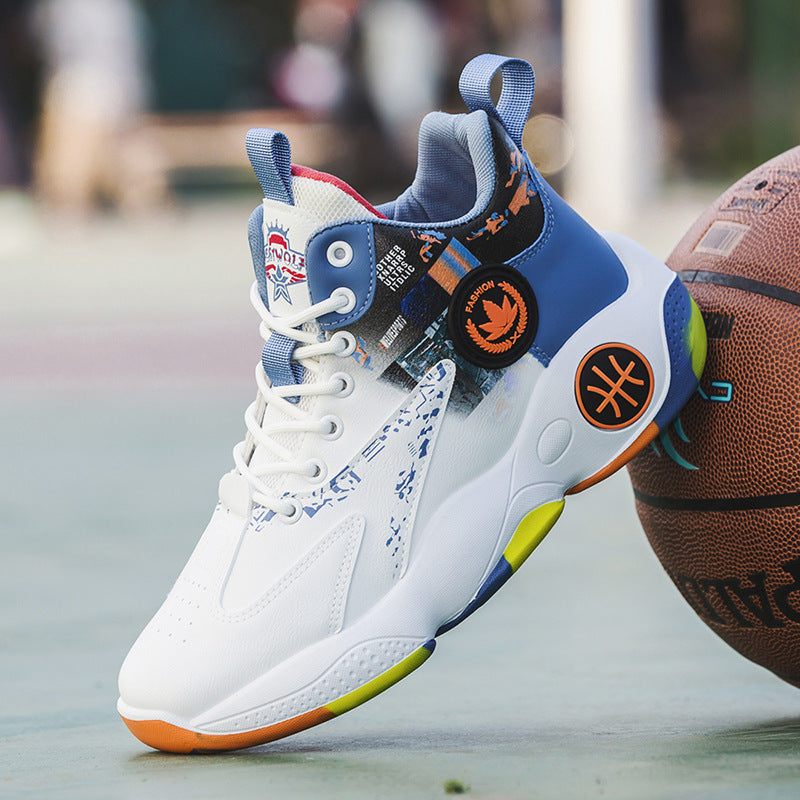 Youth Basketball Shoes Wear-resistant New Sports Casual Shoes