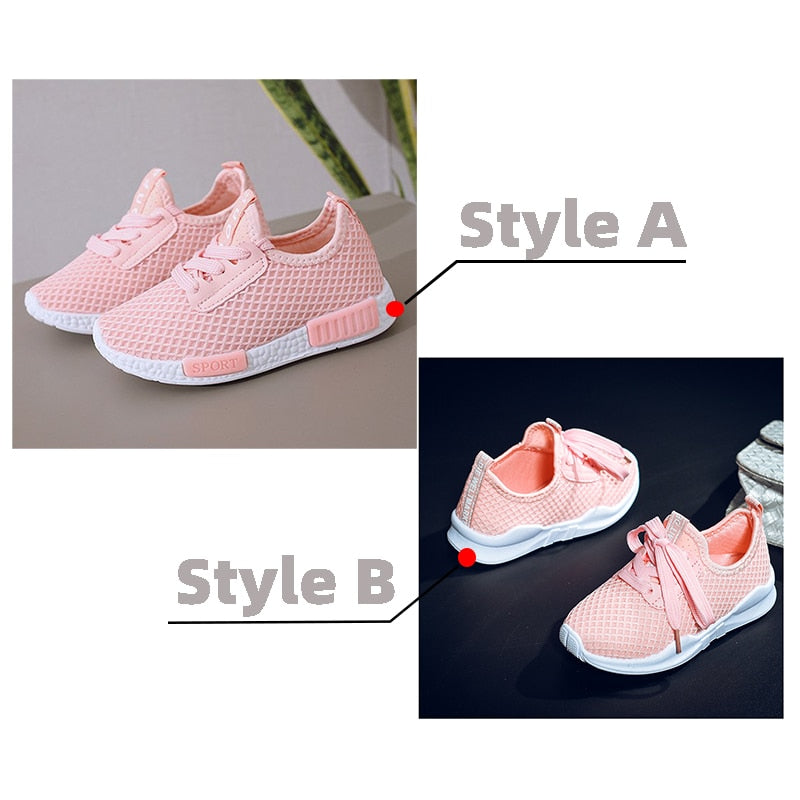 Sneakers Children Sport Shoes Boy and Girls Footwear Lightweight Breathable