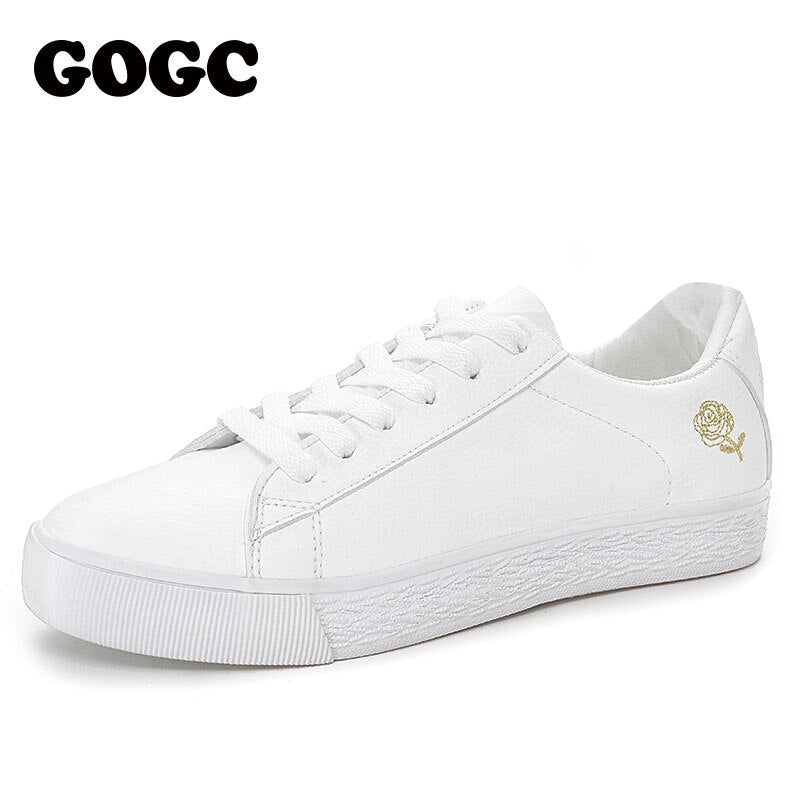 White Sneakers Women Spring Summer Breathable Shoes