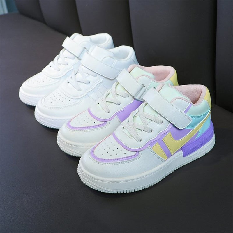 Children's sports  new casual shoes middle and large sneakers  shoes
