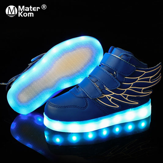 Children Glowing Sneakers Kid Luminous