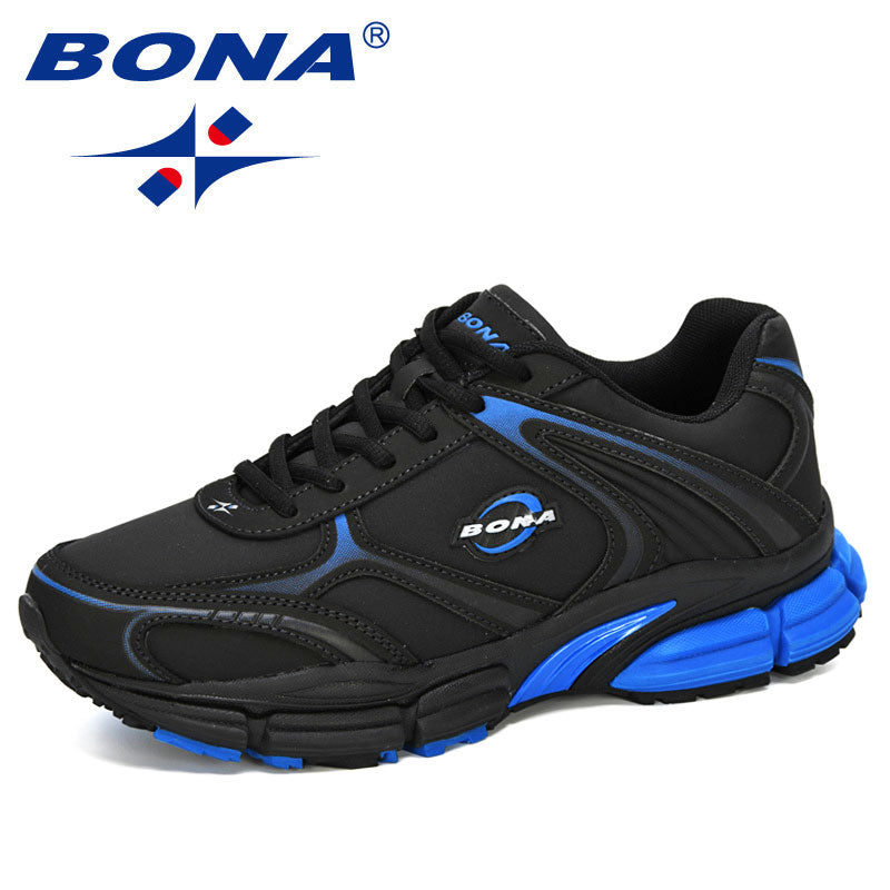 Leather Trendy Running Shoes Men Outdoor