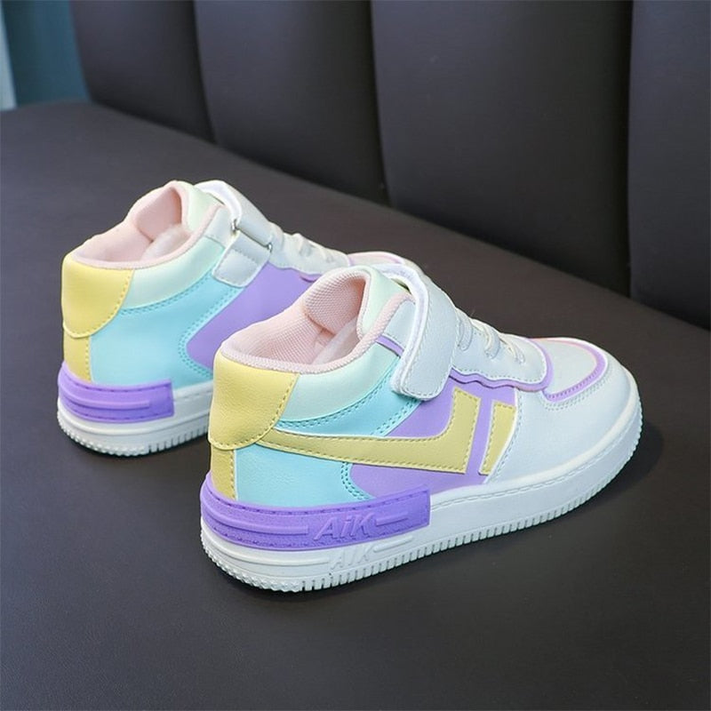Children's sports  new casual shoes middle and large sneakers  shoes