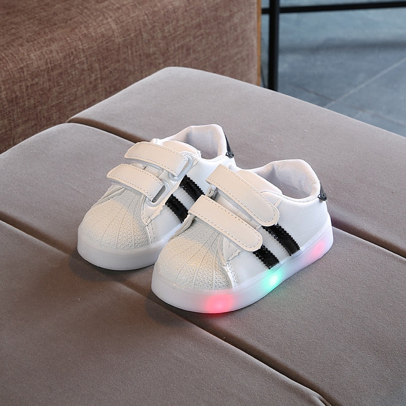 Toddler Glowing Shoes Kids Led Breathable Shoes