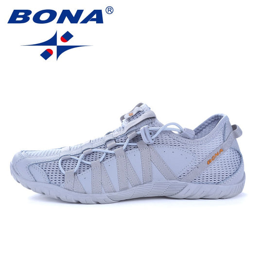 Men Casual Shoes Lace Up Mesh Outdoor