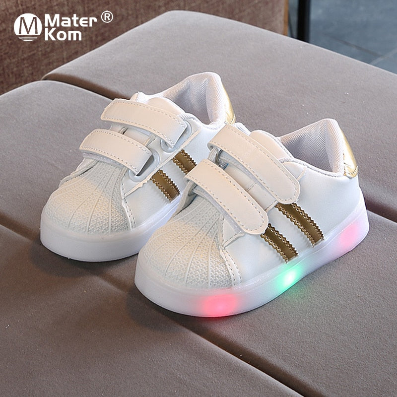 Toddler Glowing Shoes Kids Led Breathable Shoes