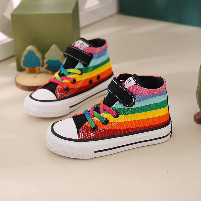 Shoes Casual Wild Boys Sneakers Girls Rainbow