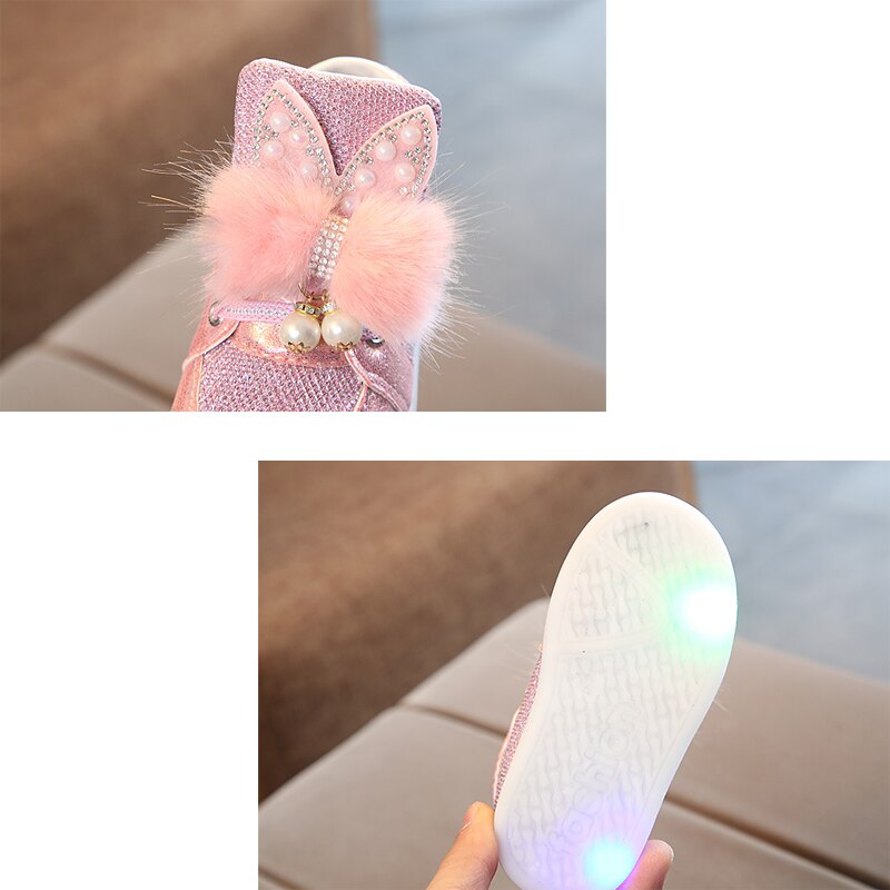 Children's Led Sneakers Glowing Luminous Backlight Sole