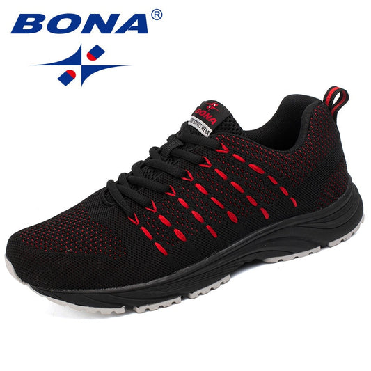 Men Running Shoes Mesh Weaving