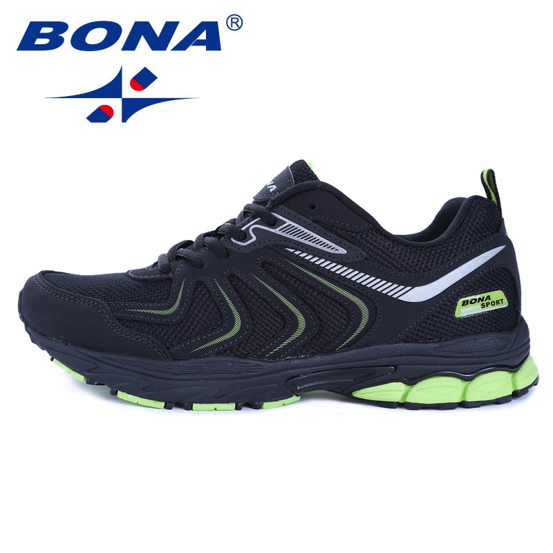 Men Running Shoes Lace Up Breathable