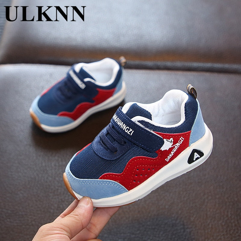 Children's sports shoes boys girls casual breathable mesh shoes
