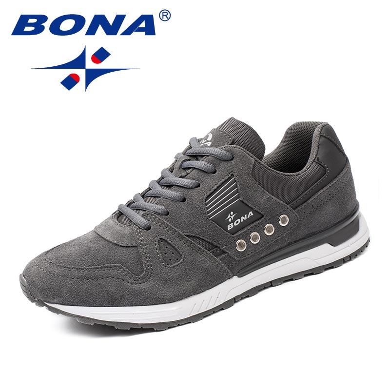 Men Running Shoes Suede Men Athletic