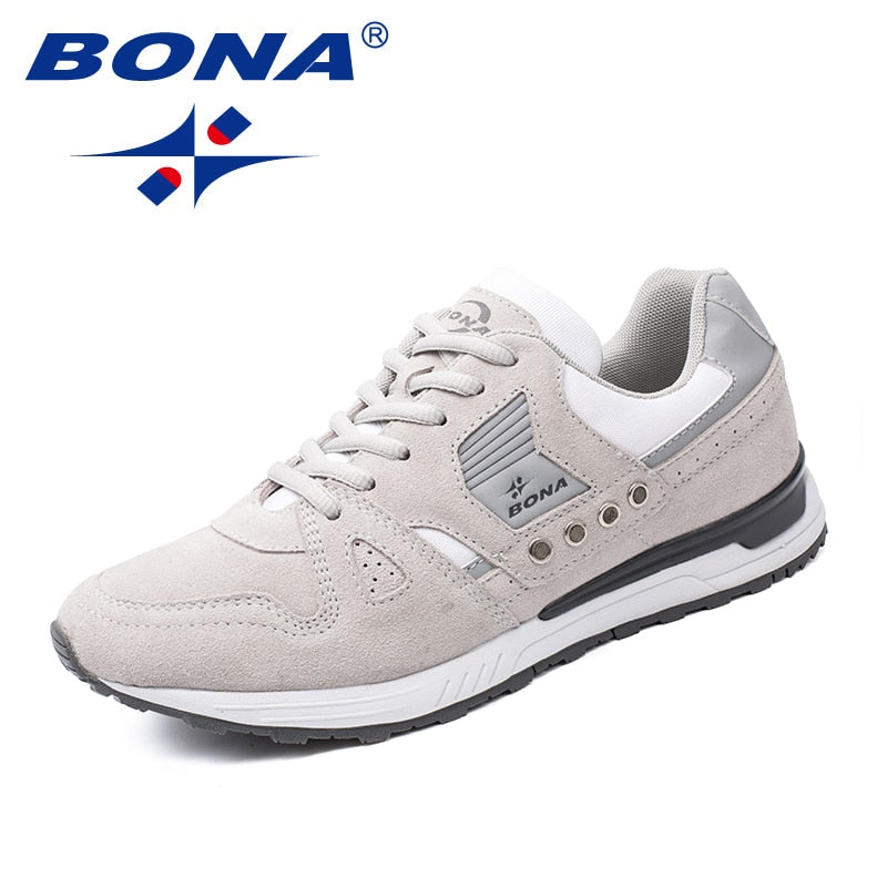 Men Running Shoes Suede Men Athletic