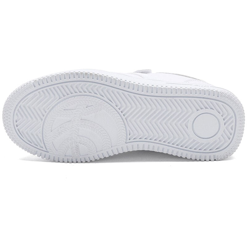 Children Casual Shoes Boys Child Flats Unisex Walking Shoe White