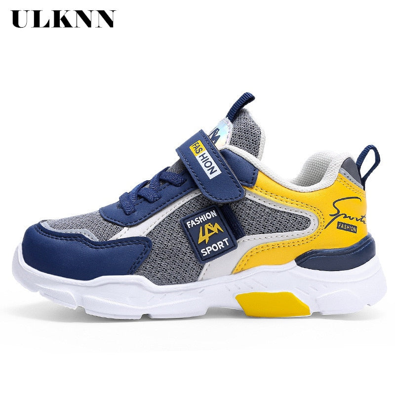 new children's shoes boy Sneakers leather waterproof sports running shoes