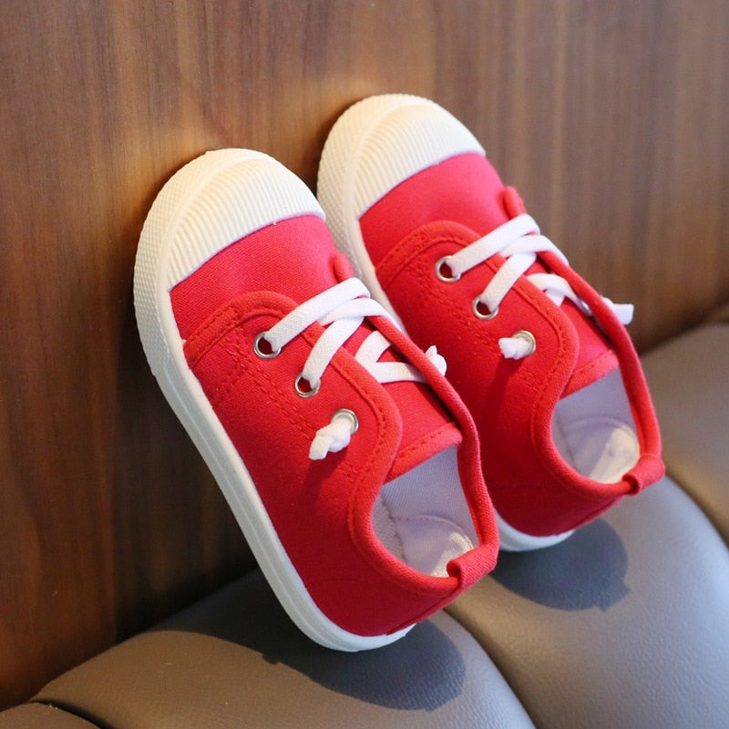 Boys Canvas Shoes Sneakers Girls Tennis Shoes