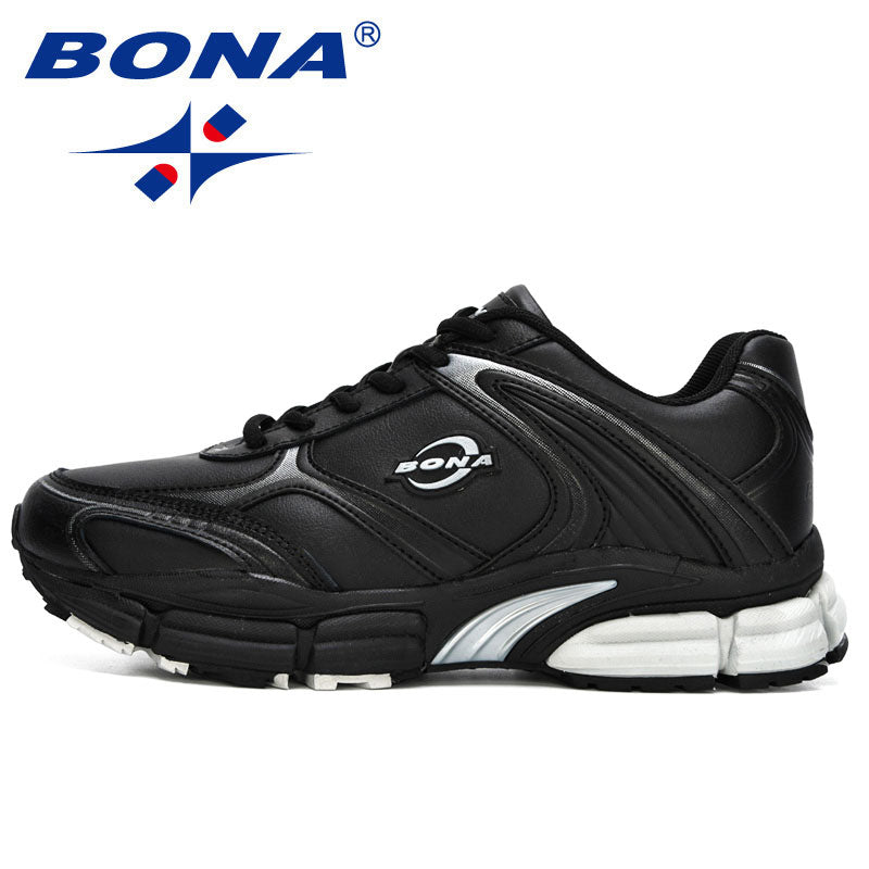 Leather Trendy Running Shoes Men Outdoor