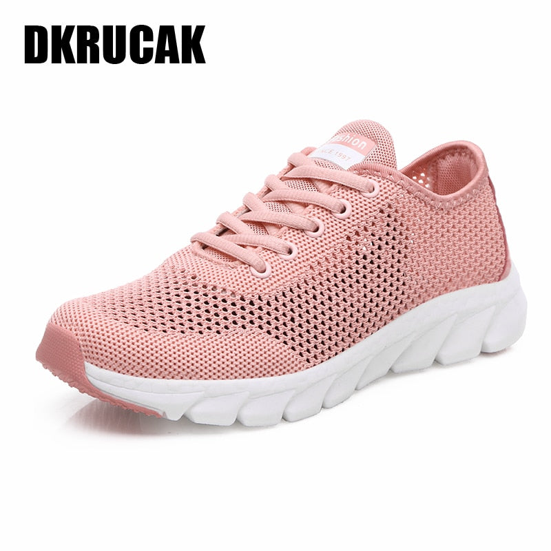 New Mesh Women Flat Shoes Lightweight Women Sneakers