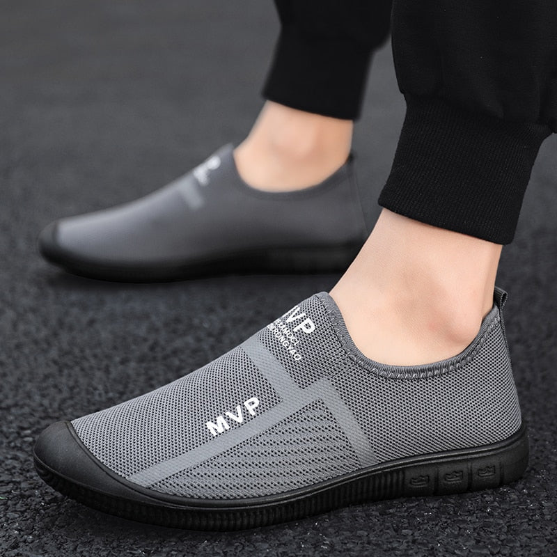 Slip-on Men Mesh Sport Shoes Male Big Size