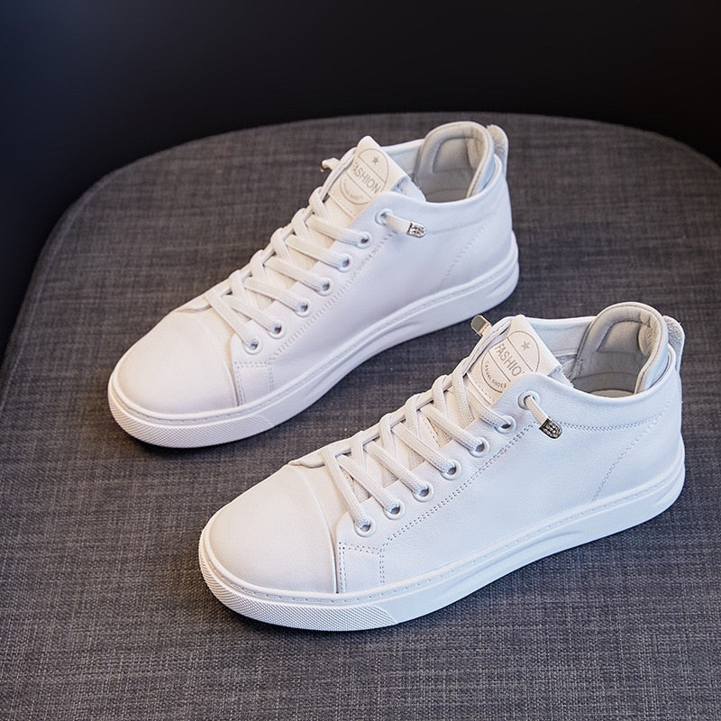 Spring Summer Shoes Women Sneakers Genuine Leather