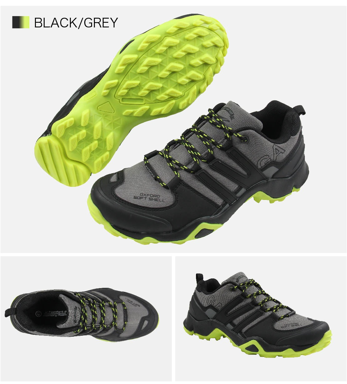 Grand Attack Walking Hiking Trekking Backpacking Shoes Trainers