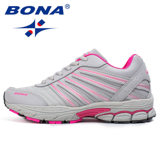 New Basic Style Women Running Shoes Lace Up Sport Shoes