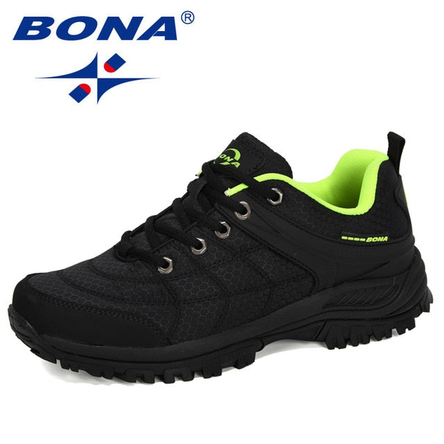 Popular Hiking Shoes Man Nubuck Leather Mesh Outdoor Sport Shoes