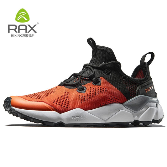 RAX New Men's Suede Leather Waterproof Cushioning Hiking Shoes