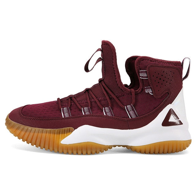 PEAK Men's Basketball Shoes Court Anti-slip Rebound Basketball Sneakers
