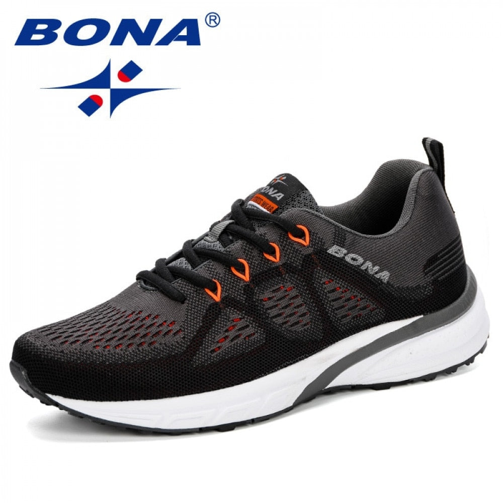 BONA Sneakers Men Shoes Sport Mesh Trainers Running Shoes
